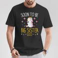 Become Big Sister 2022 Unicorn T-Shirt Unique Gifts