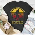 Believe In Yourself Bigfoot T-Shirt Unique Gifts