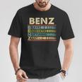 Benz Family Name Benz Last Name Team T-Shirt Funny Gifts