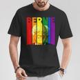 Bernie Sanders Gay Lgbtq Rainbow Vintage Democrat Voter T-Shirt Unique Gifts