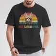 Best Cat Dad Everintage Cat Daddy Fun Cat Dad T-Shirt Lustige Geschenke