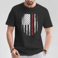 Best Dentist Dad Ever American Flag Fathers Day T-Shirt Unique Gifts