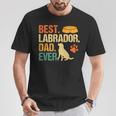 Best Labrador Dad Ever Fathers Day Retriever Dog Lover T-Shirt Unique Gifts