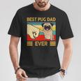 Best Pug Dad Ever Retro Vintage Fun Daddy Father's Day T-Shirt Unique Gifts