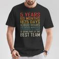 Best Team Vintage Work Anniversary 5 Years Employee T-Shirt Unique Gifts