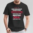 Beste Opa Superheld T-Shirt, Humorvolles Design für Großväter Lustige Geschenke