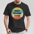 Bester Frank Vintage Design T-Shirt, Retro Stil Tee Lustige Geschenke