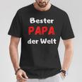 Bester Papa Der Welt Geburtstag Geschenk Familie T-Shirt Lustige Geschenke