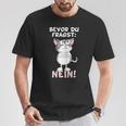 Bevor Du Fragst Nein Katze Ironie Fun Slogan T-Shirt Lustige Geschenke