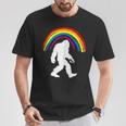 Bigfoot Graffiti Rainbow Sasquatch Tagger T-Shirt Unique Gifts