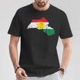 Her Biji Kurdistan Kurden With Kurdistan Flag T-Shirt Lustige Geschenke
