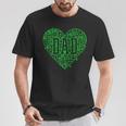 Binary Ai Computer Circuit Green Electric Heart Game Dad T-Shirt Unique Gifts