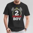 Birthday Boy 2Nd Race Car 2 Year Old Racing T-Shirt Unique Gifts