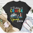 Birthday Cruise Squad 2024 Matching Cruise Ship Birthday T-Shirt Funny Gifts
