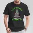 Birthday Marijuana Cannabis Weed 420 Stoner Humor T-Shirt Unique Gifts