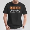 Black History Doctor Of Social Work Graduation T-Shirt Unique Gifts