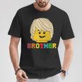 Block Brick Building Brother Master Builder Matching Family T-Shirt Unique Gifts