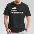 Boar Whisperer Hunting Season Wild Pigs Hog Hunters T-Shirt Unique Gifts
