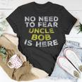 Bob Uncle Family Graphic Name Text T-Shirt Funny Gifts