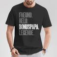 Bonuspapa Bester Stiefpapa Stiefvater Bonus Papa T-Shirt Lustige Geschenke