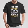 This Boy Now 10 Double Digits Soccer 10 Years Old Birthday T-Shirt Funny Gifts