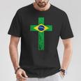 Brazil Jesus Cross Brazilian Faith Brasileiro Christian T-Shirt Unique Gifts