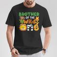 Brother Of The Wild One Zoo Theme Bday Safari Jungle Animals T-Shirt Unique Gifts