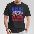 Bruh It's Haitian Flag Day Haiti Flag Boys Toddler T-Shirt Personalized Gifts
