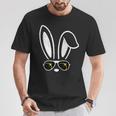 Bunny Ears Sunglasses Easter Total Solar Eclipse 2024 T-Shirt Unique Gifts