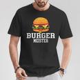 Burger Meister Bürgermeister Bbq Grill Chef T-Shirt Lustige Geschenke