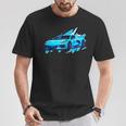 C8 Retro Rapid Blue Supercar Sports Car Vintage C8 T-Shirt Unique Gifts