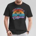California Sober Sunshine Recovery Legal Implications Retro T-Shirt Unique Gifts
