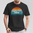 California Sober Vibes Recovery Legal Implications Retro T-Shirt Unique Gifts