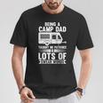 Being A Camp Dad Taught Me Patience Camper T-Shirt Unique Gifts