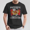 Canada Marriage Canadian Married Flag Wedded Culture Flag T-Shirt Unique Gifts