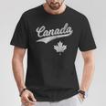 Canada Varsity Sports Script Cursive Retro Vintage Jersey T-Shirt Unique Gifts