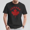 Canada Vintage Canadian Flag Leaf Maple Retro T-Shirt Unique Gifts