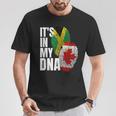 Canadian And Jamaican Mix Dna Flag Heritage T-Shirt Unique Gifts