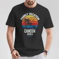 Cancun 2024 Family Vacation Trip Matching Group T-Shirt Funny Gifts