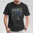 Cane Corso Dog Starry Night Dogs Lover Graphic T-Shirt Unique Gifts