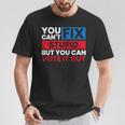 You Can't Fix Stupid But You Can Vote It Out Anti Biden Usa T-Shirt Funny Gifts