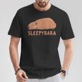 Capybara Sleepybara Sleep Capybara T-Shirt Lustige Geschenke
