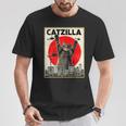 Catzilla Anime Lover Kawaii Animals Japanese Style Movies T-Shirt Unique Gifts