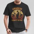 Charlie Surft Nicht Im Military Vietnam War T-Shirt Lustige Geschenke