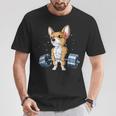 Chihuahua Weightlifting Deadlift Men Fitness Gym Gif T-Shirt Unique Gifts