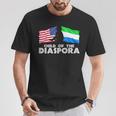 Child Of The Diaspora America Sierra Leone Ados T-Shirt Unique Gifts