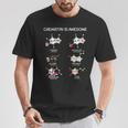 Ciencia Divertida La Química Es Impresionante Químico Nerd Camiseta unisex Regalos divertidos