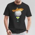 Cinco De Mayo Golf Ball With Sombrero And Margarita Golfer T-Shirt Personalized Gifts