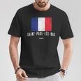 City Of Saint-Paul-Lès-Dax France French Flag Drapeau T-Shirt Unique Gifts