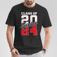 Class Of 2024 Senior 24 High School Graduation T-Shirt Funny Gifts